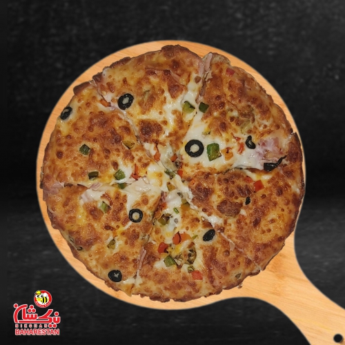  عکس پيتزا 1 نفره مخصوص (ژامبون)
